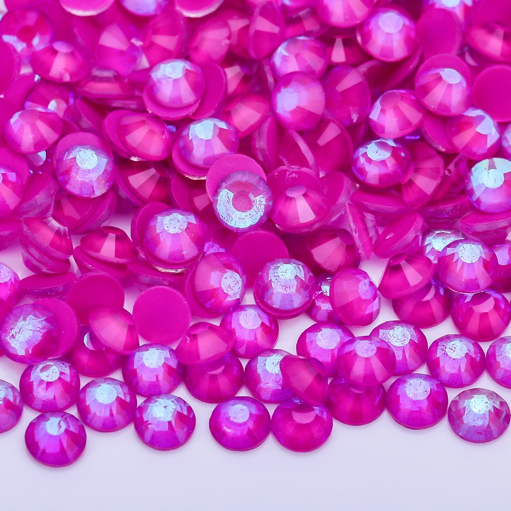 Fluorescent Glitter Neon Rhinestones for DIY Nail Art and Fashion Accessories