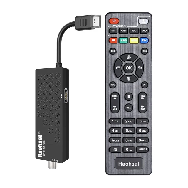 Receptor Terrestre TDT DVB-T2 2024 HDMI TV Stick, OWERSLYN Mini