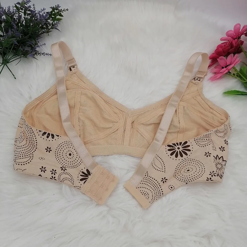Women's Big Cup Wireless Bra Cotton Full Coverage Underwear Soft With Everyday Comfort 54F 52F 50F 48F 46F 44F 54E 52E 50E C30 6