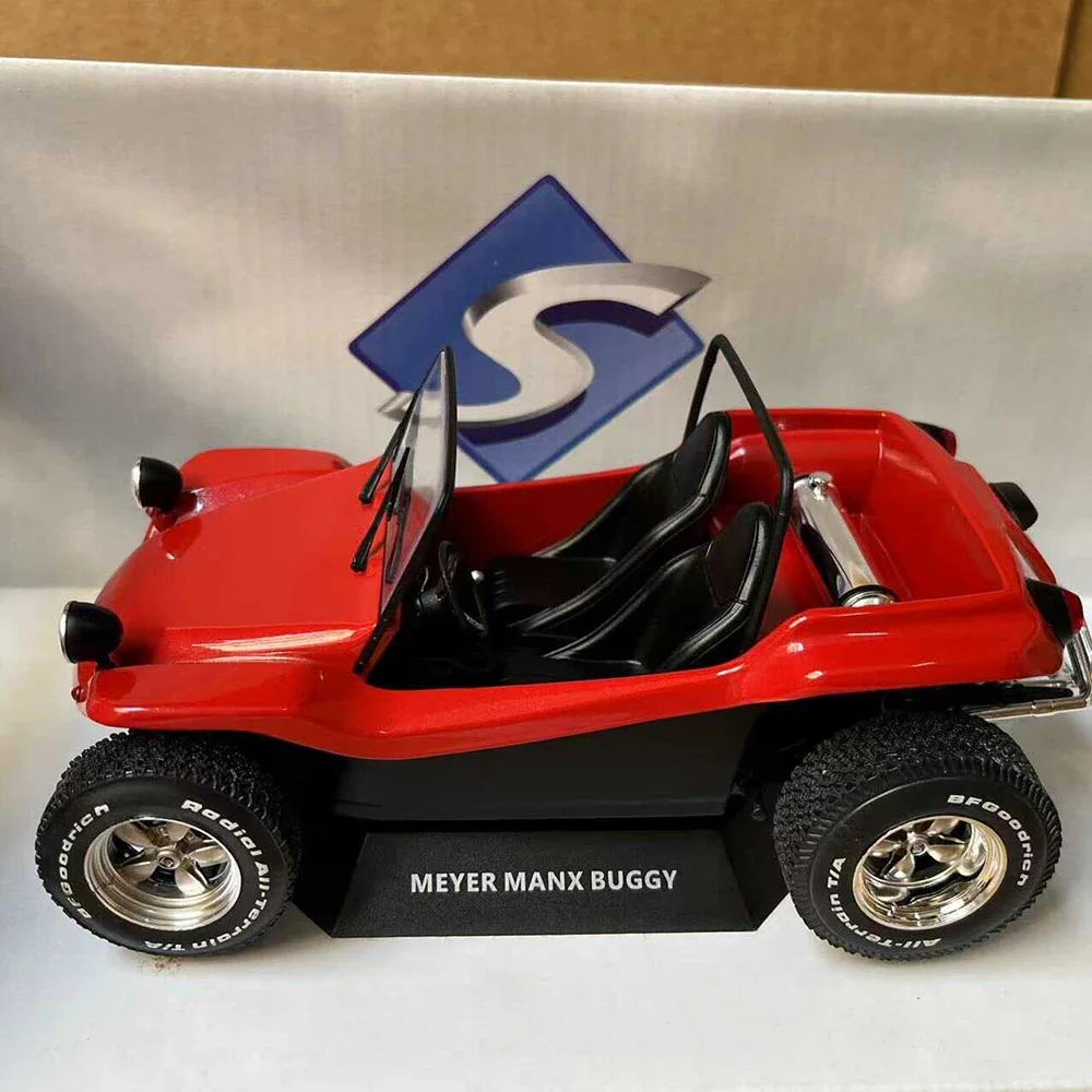 Die-cast 1/18 Scale Meyers Manx Buggy 1968 Red Alloy Classic Car Model ...