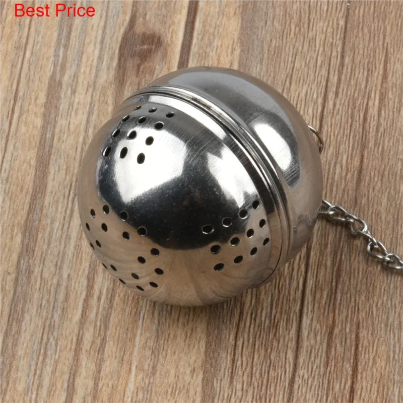 50Pcs Stainless Steel Ball Tea Leak Ball Tea Leak Mesh Filter Strainer Tea Infuser with Rope