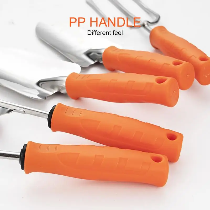 Gardening Tool Set Plant Garden Tool Stainless Steel Floral Gardening Kit Portable Floral Garden Hand Tool Kits For Loosening 4