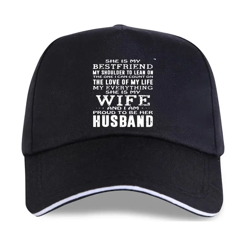 Create Design She Is My Bestfriend Shoulder To Learn On The 100% Cotton Black Male Pop Baseball cap |