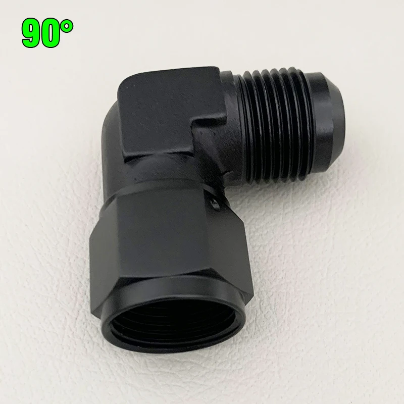 Oil Fuel Fittings Male To Female Thread 90/45 Degree Swivel Coupler AN Adapter Oil Cooler Joint Aluminum Transformation Fittings