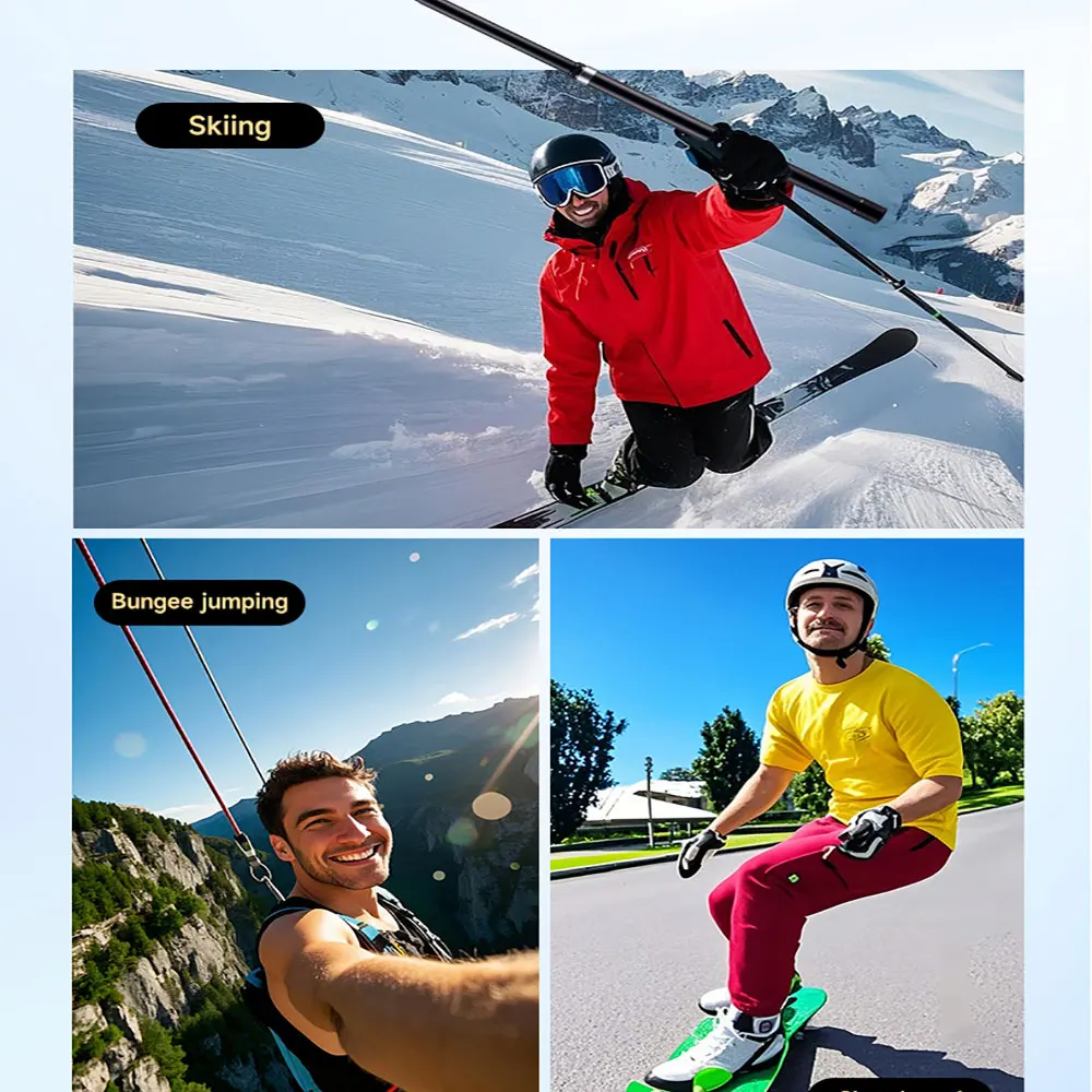 3 m carbon fiber selfie stick for insta360 camera lengthening ultra-long stealth aerial extension stick selfie