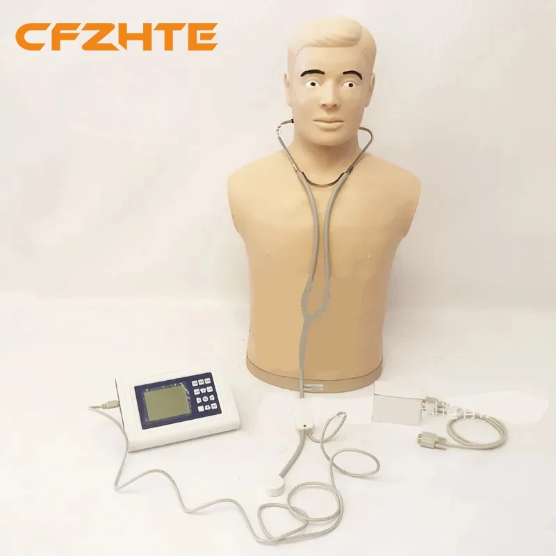

Digital Remote Control Type Computerized Chest Cardiopulmonary Auscultation Simulator