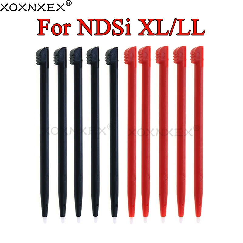 10pcs For Nintendo DSI NDSI XL Stylus Touch Pen For NDSI XL Longer Than Normal DS black red