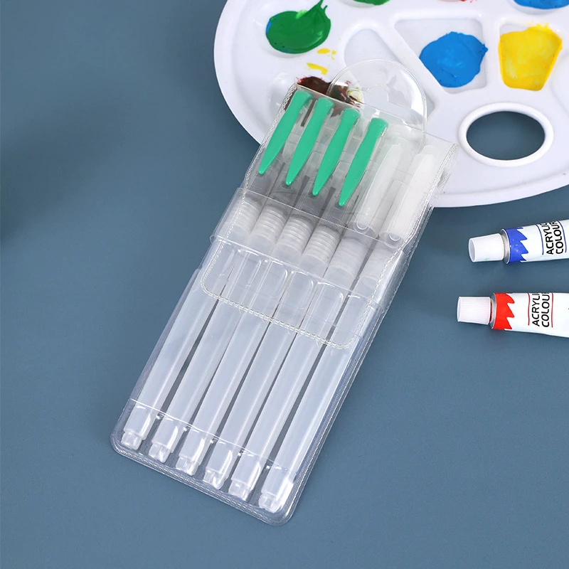 Watercolor Pen 6 PCs for Beginner Hand Drawn DIY