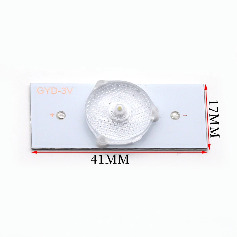 LED Lamp Beads 10/50/100PCS 3V SMD with Optical Lens Fliter for 32-65 inch LED TV Repair
