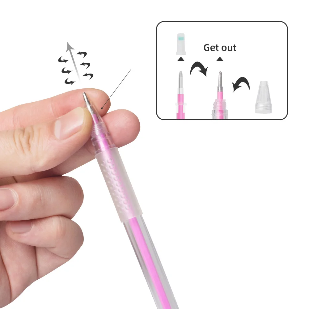 1 Pc Microblading Permanent Makeup Mapping Skin Marker Pen Lips Eyebrows Tattoo Positioning  Marking Aid Tools 4