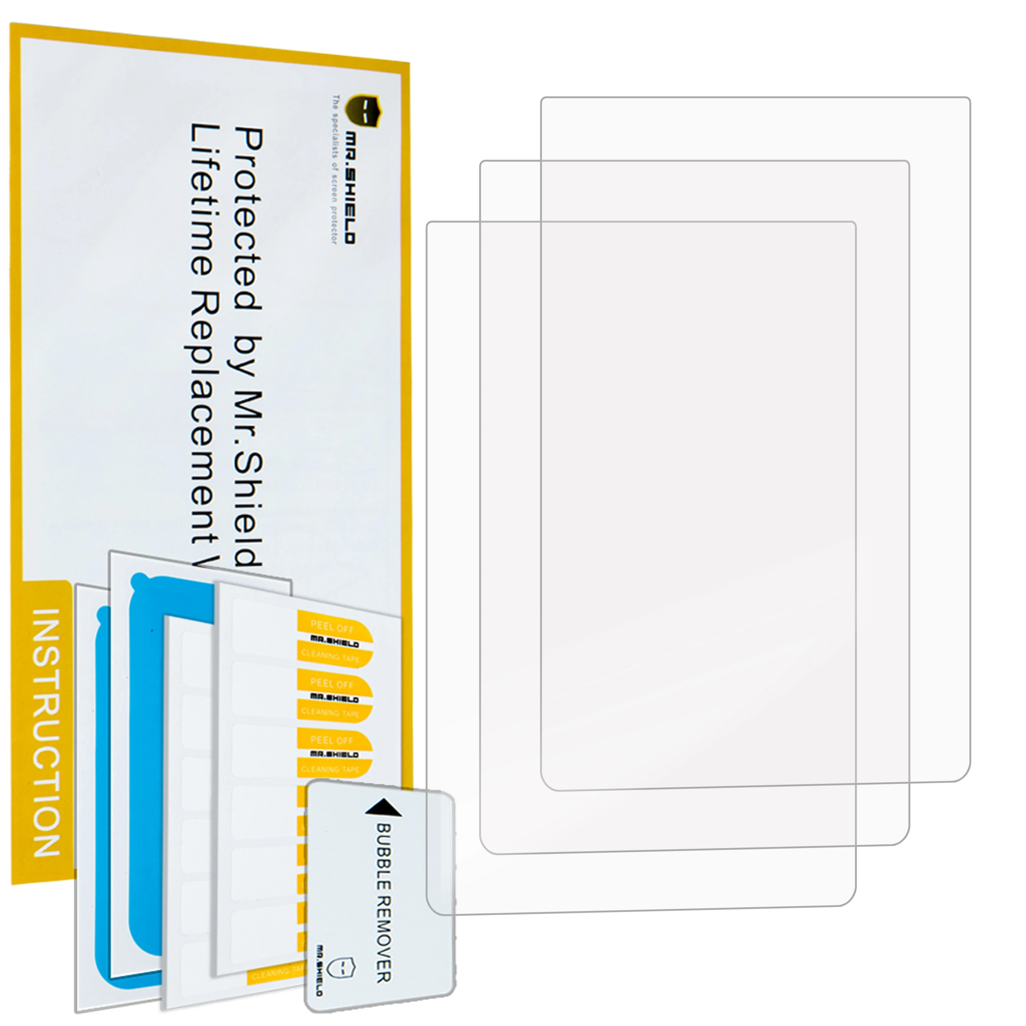 Projetado para Huion Kamvas Pro 13 2.5k Drawing Tablet Protetor de Tela Anti-brilho Fosco Material Pet Mr.shield 3-pack - Imagem 2