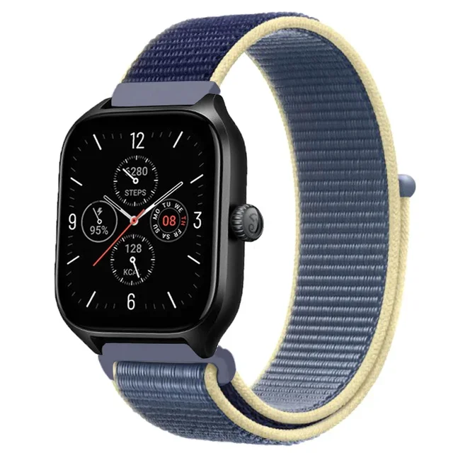 Nylon Loop Smartwatch Band - Adjustable Strap in 20mm/22mm Sizes