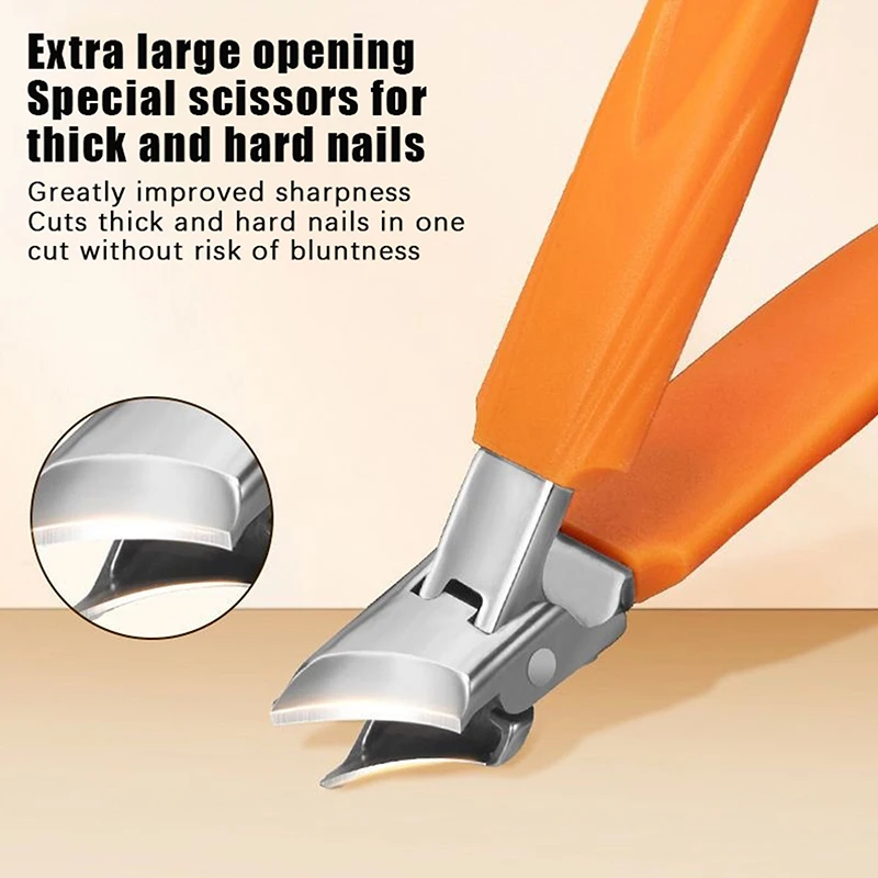 Anti-Spritzschutz-Nagelknipser, abgestorbene Haut entfernen, Pediküre-Nagelknipser, spezieller Nagelschneider, Paronychie-Knipser, Nagelpflege – Detail 8