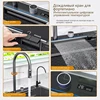 Kitchen Sink Stainless Steel Embossed  Large Single Slot Digital Display Waterfall Sink Multifunctional Dishwashing Sinks 2