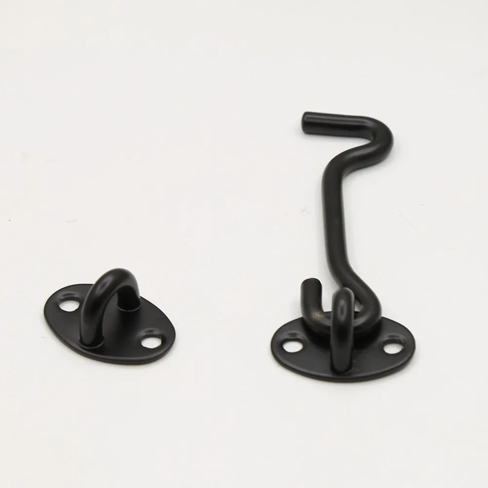 Barn Door Handle Furniture Cabinet Handles Hook Door Latch Set Sliding Concealed Push Pull Knob Hardware Accessories
