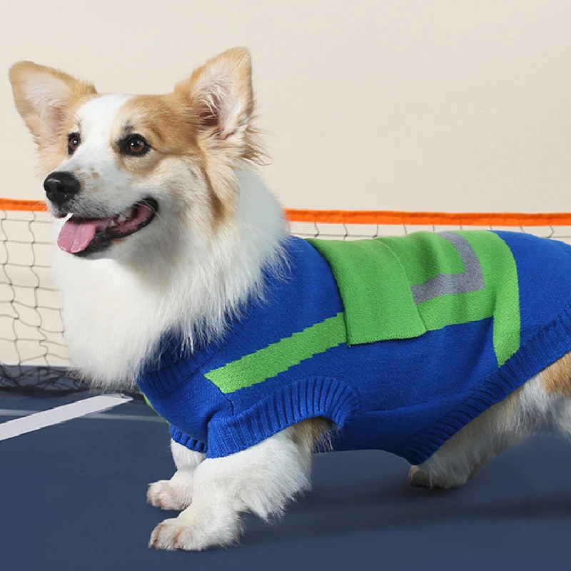 Welsh Dog Clothes Sweater Winter Pet Coat Knit Apparel Dachshund