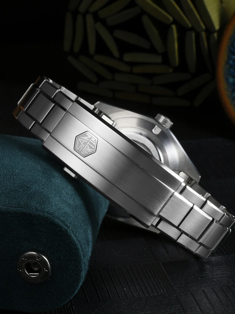 San Martin 36/39/42mm SN0144 JianZhan Dial Gada Watch Miyota 9015 Original Design Men Luxury Dress Automatic Mechanical Watches 5