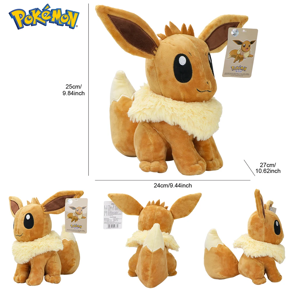 Eevee Plüschtiere Stofftier Spiel für Sammler geschenk weiche Plüschtiere Zeichentrick figur – Detail 7