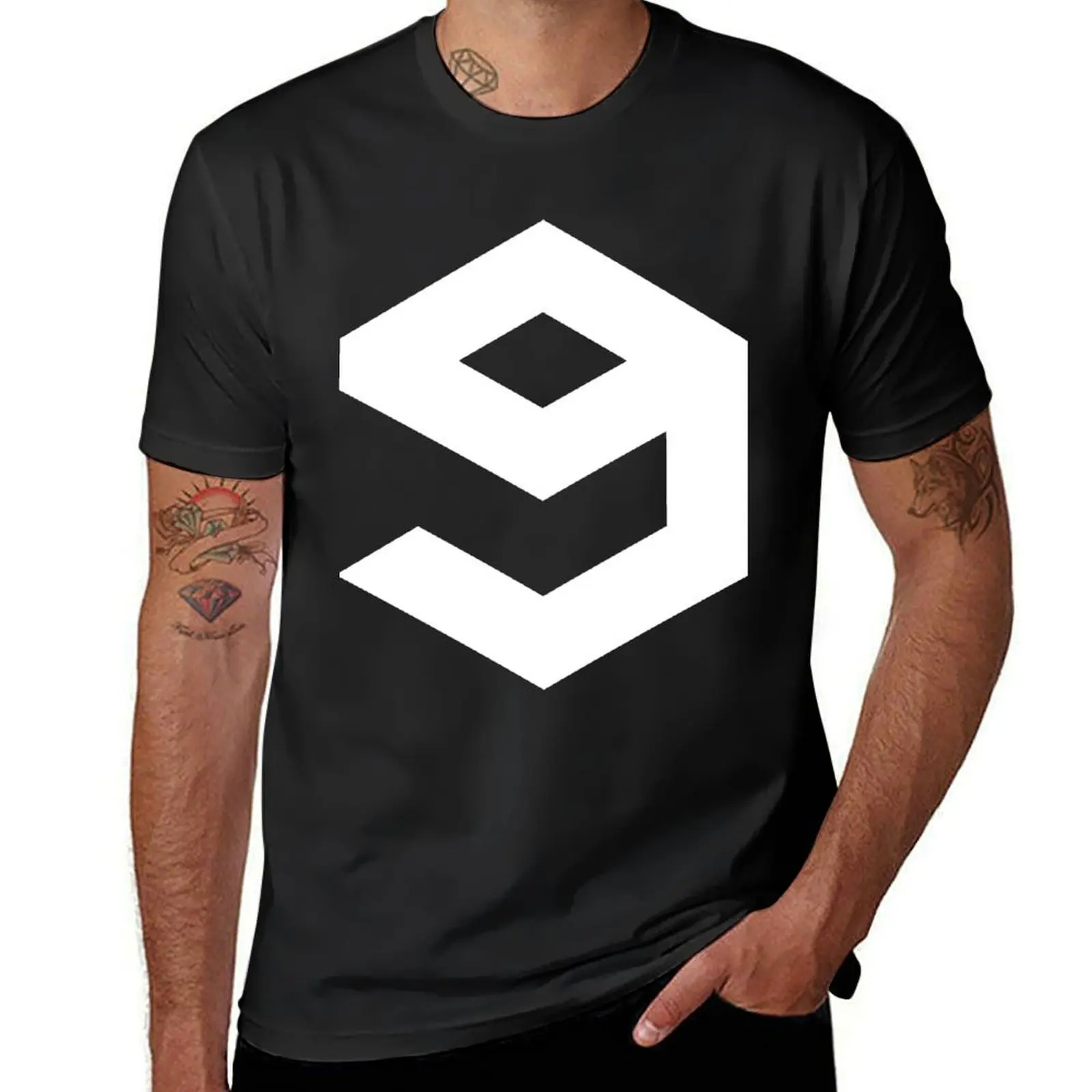 9GAG logo Classic T-Shirt vintage quick-drying men clothes