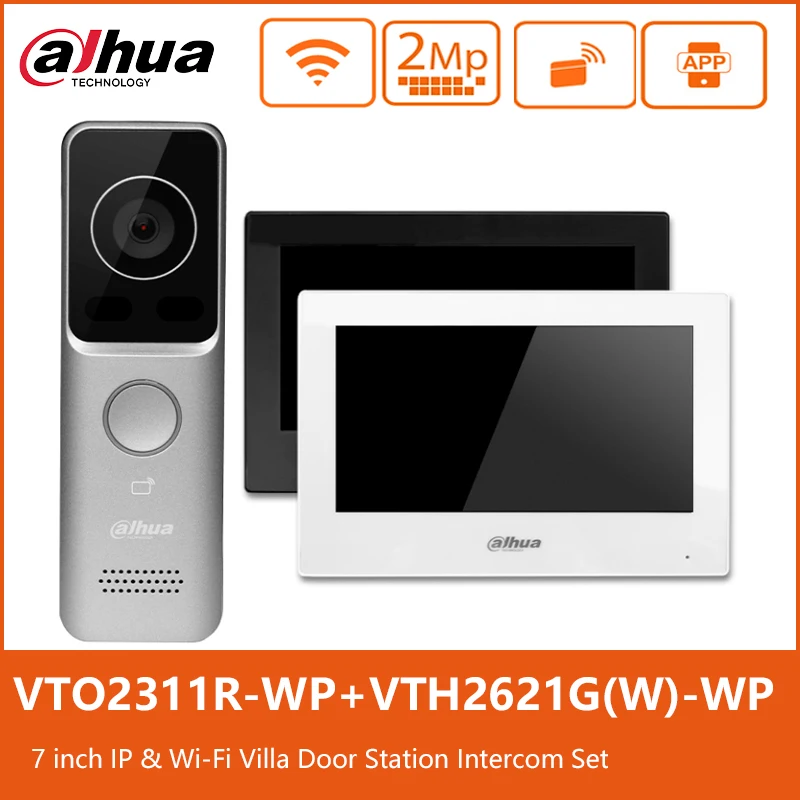 Dahua VTO2311R-WP VTH2621G-WP VTH2621GW-WP Multi-language Wi-Fi