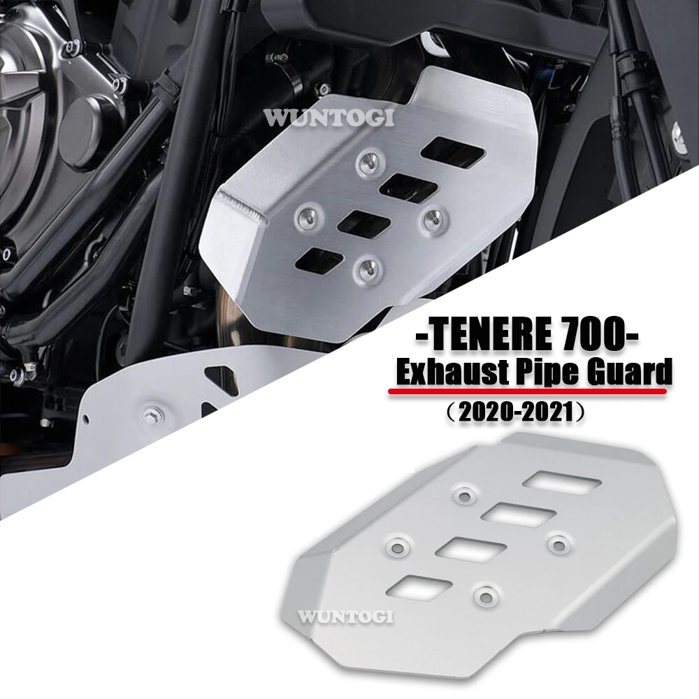 T700 Protezione Tubo Di Scarico Per Yamaha Tenere 700 T700 T7 Accessori Moto Silenziatore Di Scarico Tubo Protezione Copertura Scudo Termico