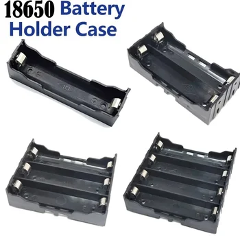 Custodia per banca di potere 18650 1X 2X 3X 4X 18650 Custodia per scatola di immagazzinaggio portabatteria 1 2 3 4 slot Contenitore per batterie per custodie per batterie di riserva fai da te