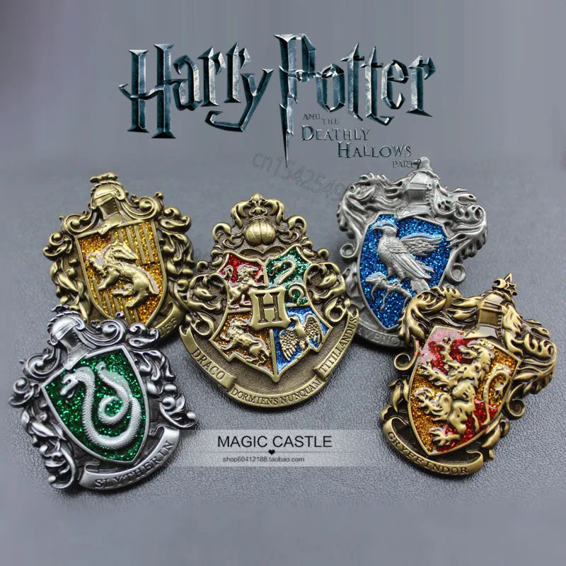 Arries Potters Spille Per Uomo Donna Hogwarts School Of Stregoneria E Wizardry Magic Alloy Choice Pin Cute Halloween Gifts