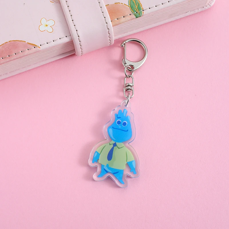 Elemental Ember Alfa Anime Lilo and Stitch Pendant Keychains