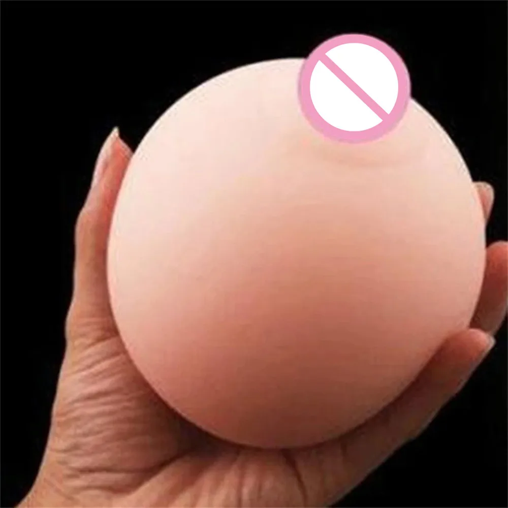 Artificial Breasts Ball Fake Boobs Toys For Adults Men Nipple Touch Male Masturbation Portable Pocket Pussy 18 mens sex toys women silicone fake boobs