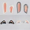 OB11 Doll Magnet black Cat's ears White Rabbit Ears Replacement Head Accessories For Nendoroids, Obitsu 11, Gsc Head, 1/12 Bjd 1
