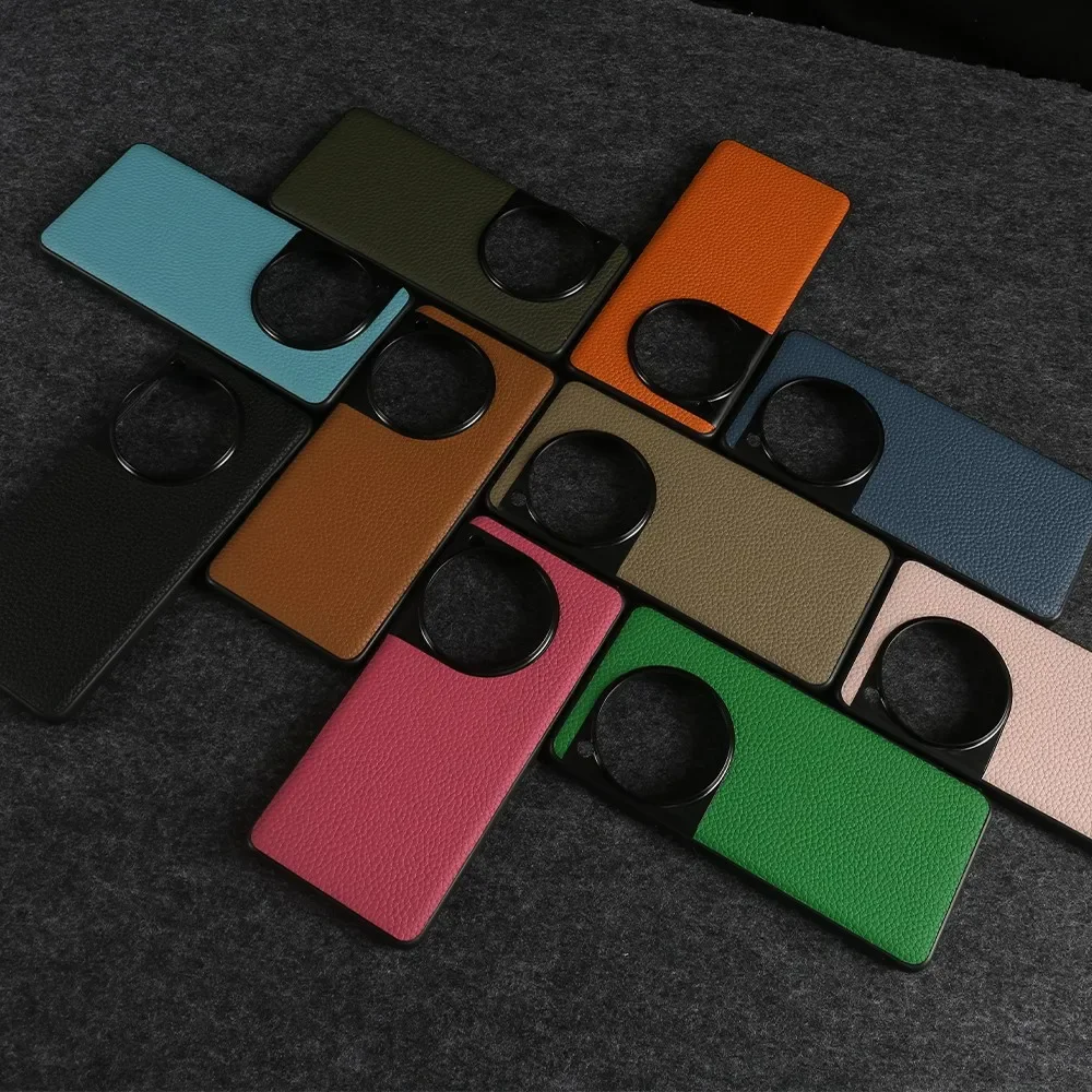 Premium Genuine Leather Handmade Phone Case - Elegant Back Cover