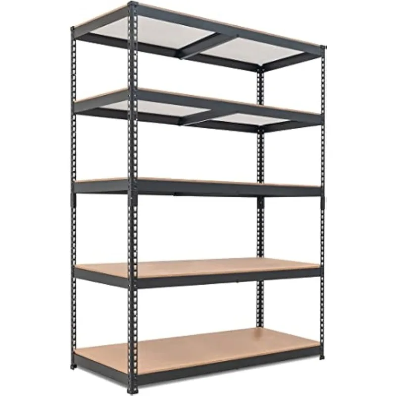 

5 Tier Laminated Heavy Duty Garage Storage Adjustable Wide Size Metal Shelving Unit Utility Rack 47.7"W x 24.1"D x 71.3"H 1Pack