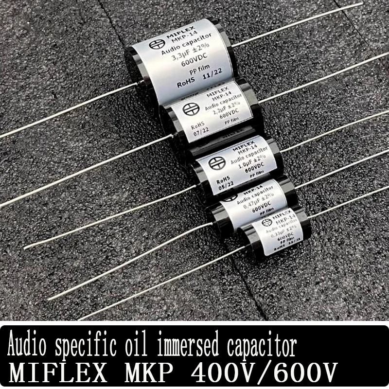 

2pcs/lot Poland imports MIFLEX MKP-14 ±2% 600VDC 400VDC Metallized polypropylene Audio special oil-immersed capacitor