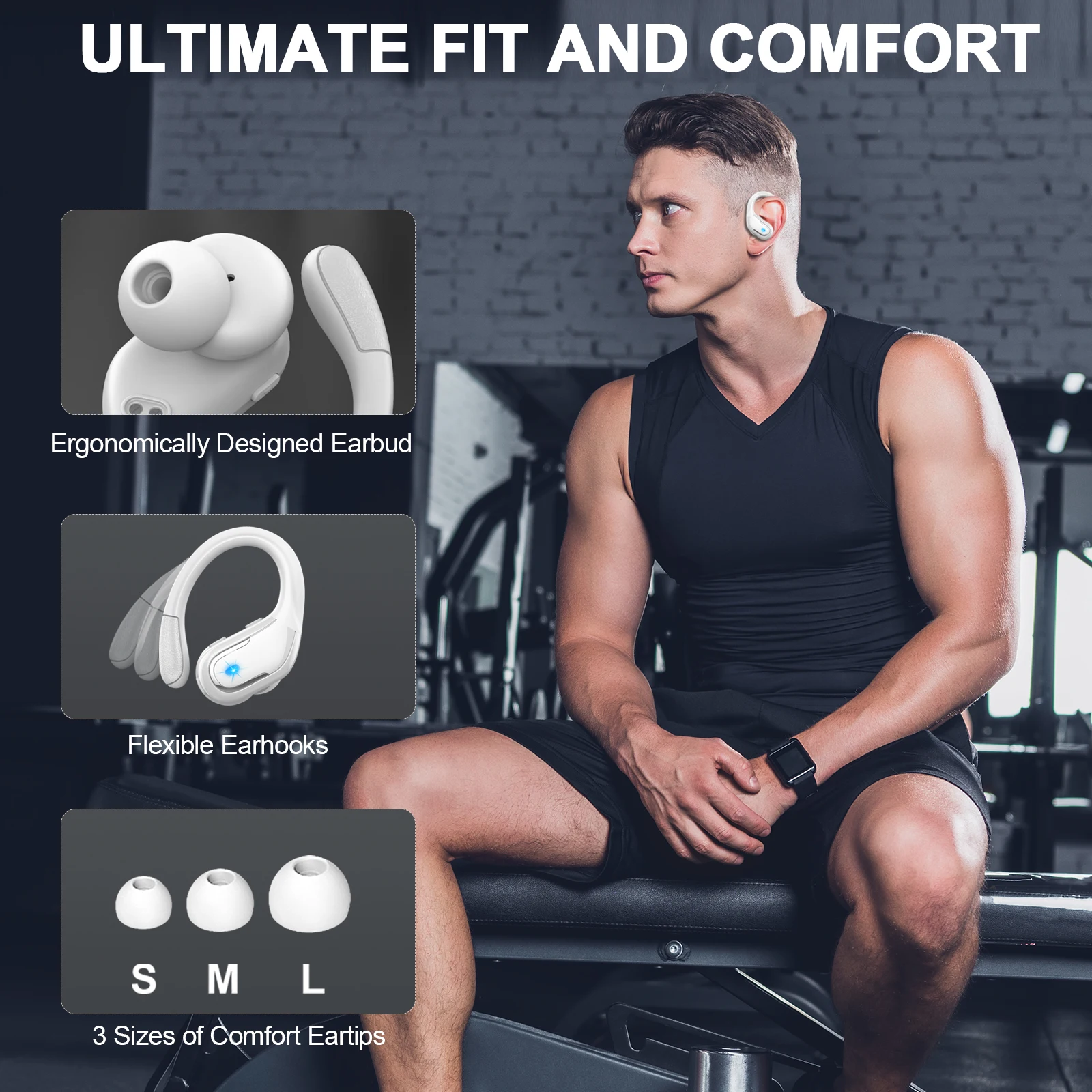 Bluetooth 5.3 Noise Cancelling Wireless Earbuds