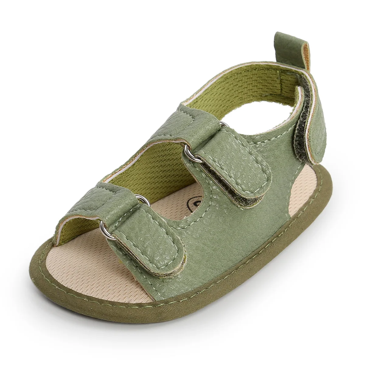 NEW 0-18Months Kids Newborn Baby Boys Fashion Summer Soft Crib Shoes First Walker Anti Slip Sandals Shoes Soft Sole