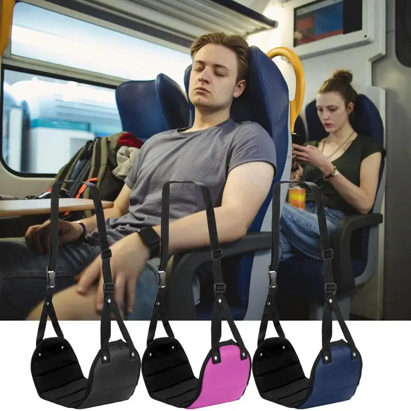 

Floot Heel Hammock Long Flight Travel Feet Rest For Women Men Fabric Material Foot Pads Waterproof Anti Dirty For All Cars