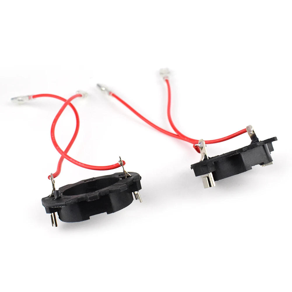 1 Pair H7 LED Headlight Bulb Base Adapters Holders Retainers for Golf 5 MK5 Lamp Base Headlight Accessories