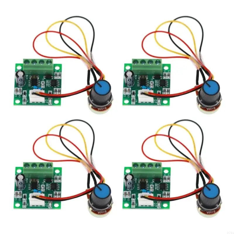 4Pcs Motor Speeds Controllers Modules Potentiometer 1.8/3/5/6/12V 2A ...