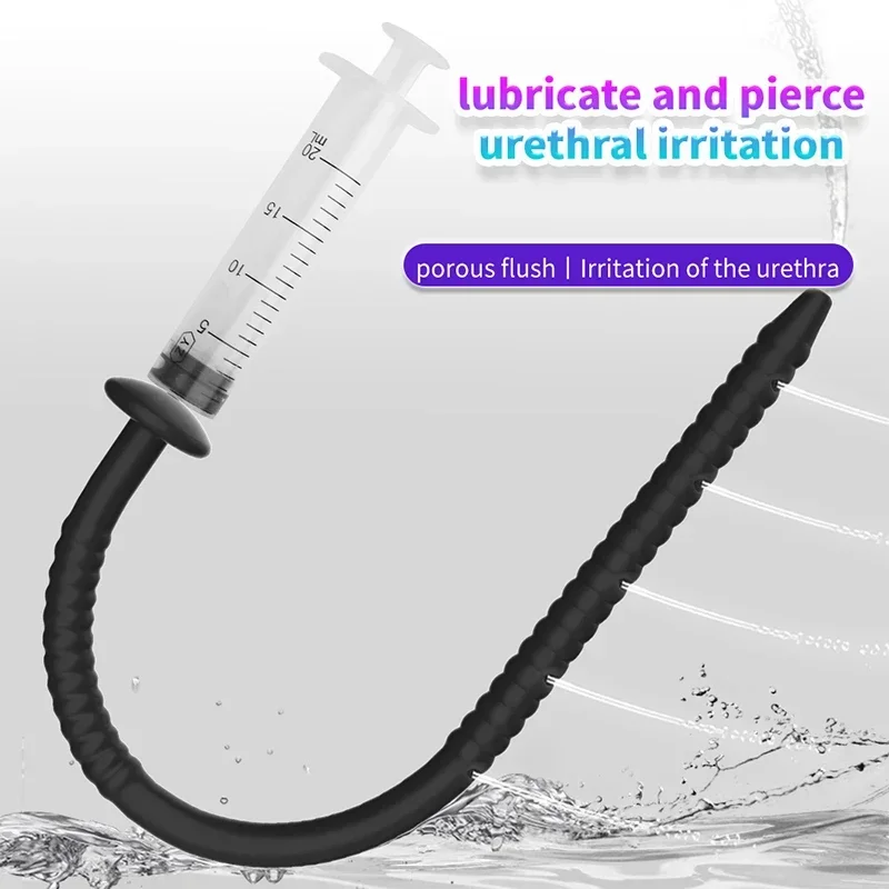 Penis sex toys 3 size silicone urethral sound penis insert dilator chastity catheter plug