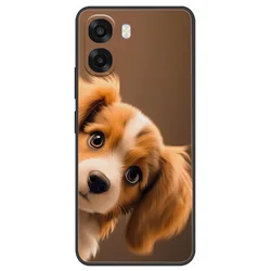 Cute Flower Print Soft Silicone Phone Case - Protective Bumper Coque Cover for Oppo A6x 5G (CAVAHMSB01)