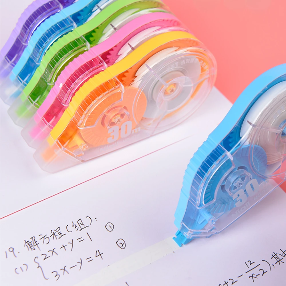Mr. Paper 150m Correction Tape Set Large Capacity Student Exam Correction Tape Cute School Supplies Stationery 5pcs/box correction tape,stationery set