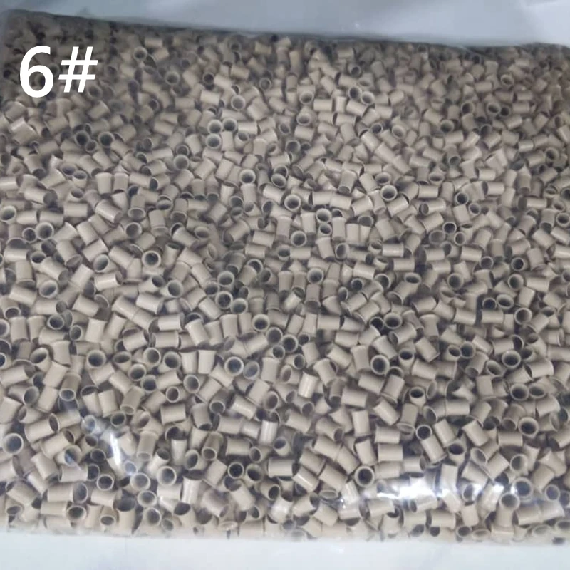 

1 пакет 10 000 шт. 4,0 мм * 3,6 мм * 6,0 мм 9 цветов расклешенные медные 4,0 мм микро-кольца Замки для наращивания волос с кератином I-образным кончиком