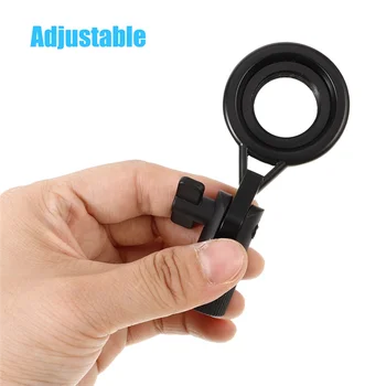 ABAC-Accessori per supporto per microfono Clip per microfono Uso in metallo Flessibile Regolazione dell'angolo semplice Adatto