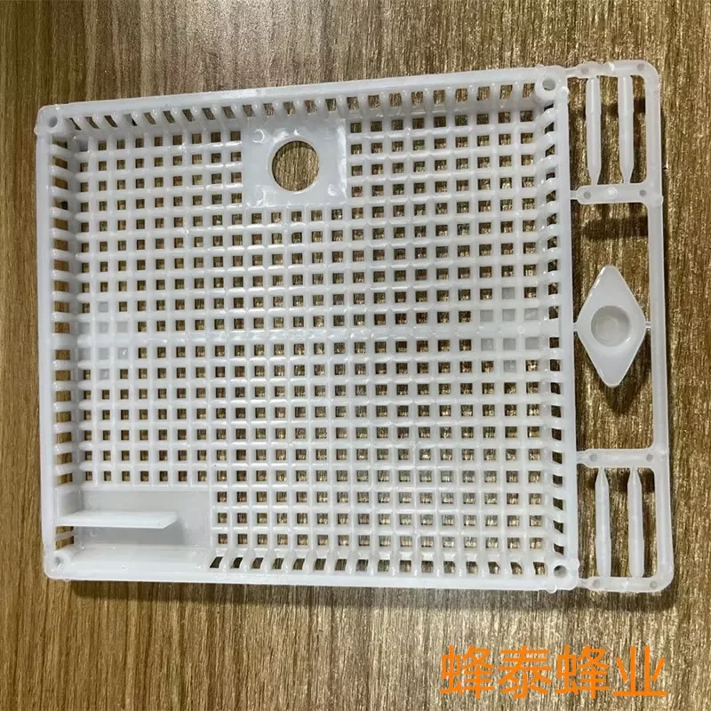 5PCS White square shaped bee queen cage large size Chinese Italian bee plastic queen cage multifunctional king storage device