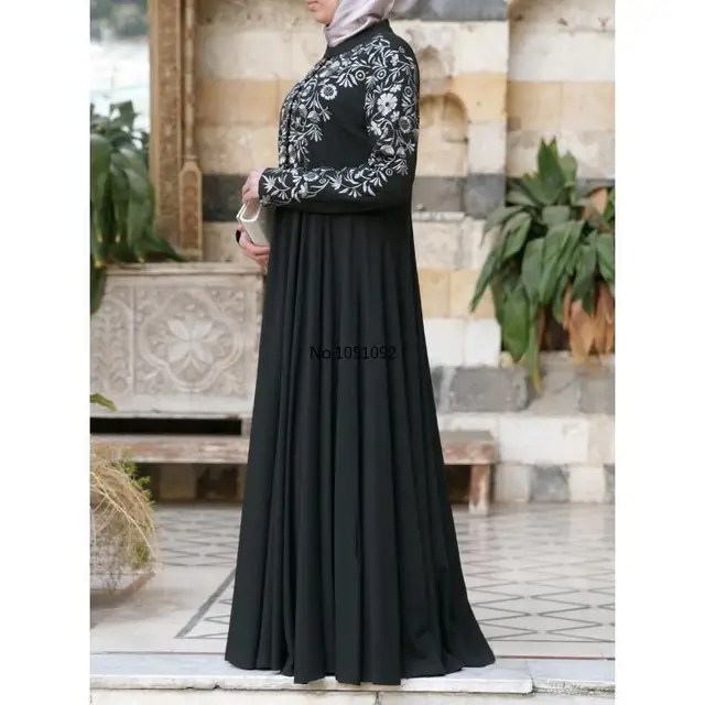 108532-faf771.jpg Abayas kimono personnalisées du Bangladesh pour femmes, burka, robe à imprimé arabe, robe de fête Dubaï, abaya turque, kaftan, vêtements islamiques, vêtements musulmans