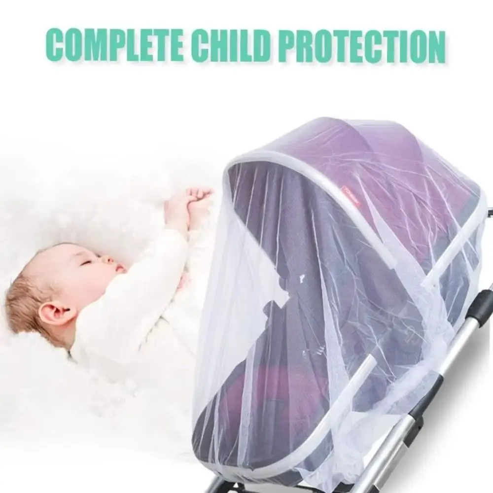 New Breathable Pushchair Mosquito Net Folding Lightweight Mosquito Net Insect Shield Net Mesh Summer