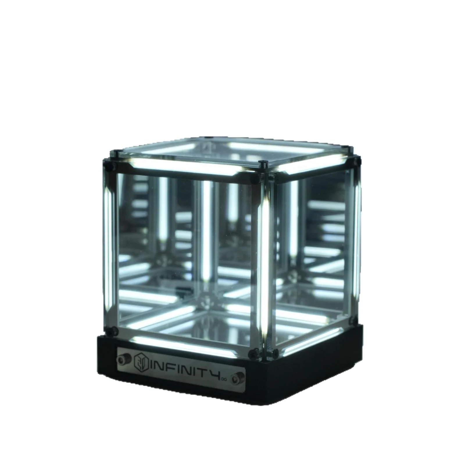 2025년 신제품 4D 스페이스 게이밍 앰비언트 라이트 인피니티 미러 데스크 데코 하이퍼큐브 피규어 디스플레이 어비스 램프 게이머를 위한 테크 선물