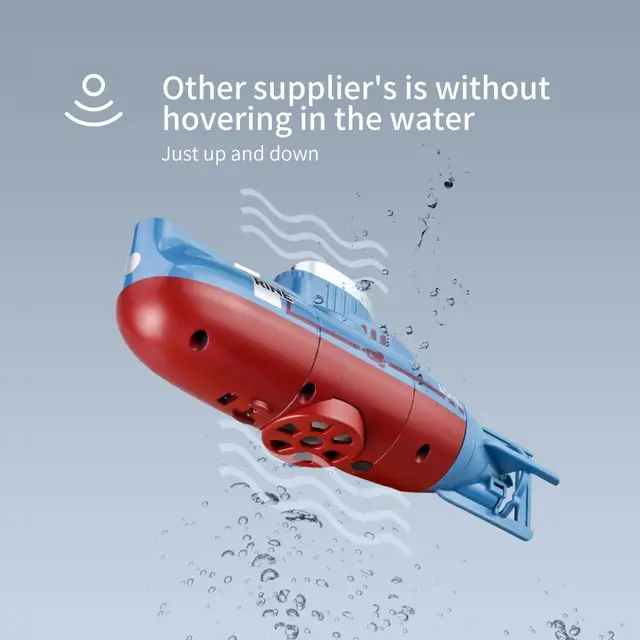 Children's Toy Remote Control Submarine Diving Fish Tank Toy Mini Rc Simulation Submarine 6