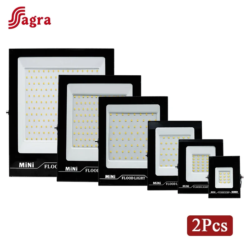 Led Flood Light 2pcs/lot Led Flood Light AC220V 240V 10W 20W 30W 50W 100W 150W Outdoor Floodlight Spotlight IP67 Waterproof Street Lamp Lighting