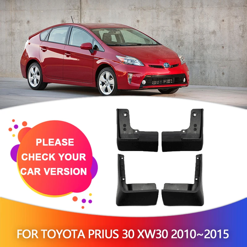 Mudguards for Toyota Prius 30 XW30 2010~2015 Mudflaps Fender Mud